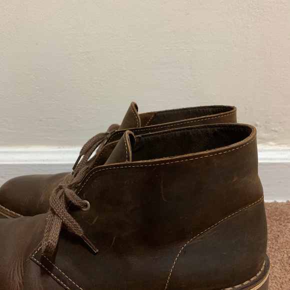 Clark’s brown suede ankle boots (men) - Picture 8 of 8
